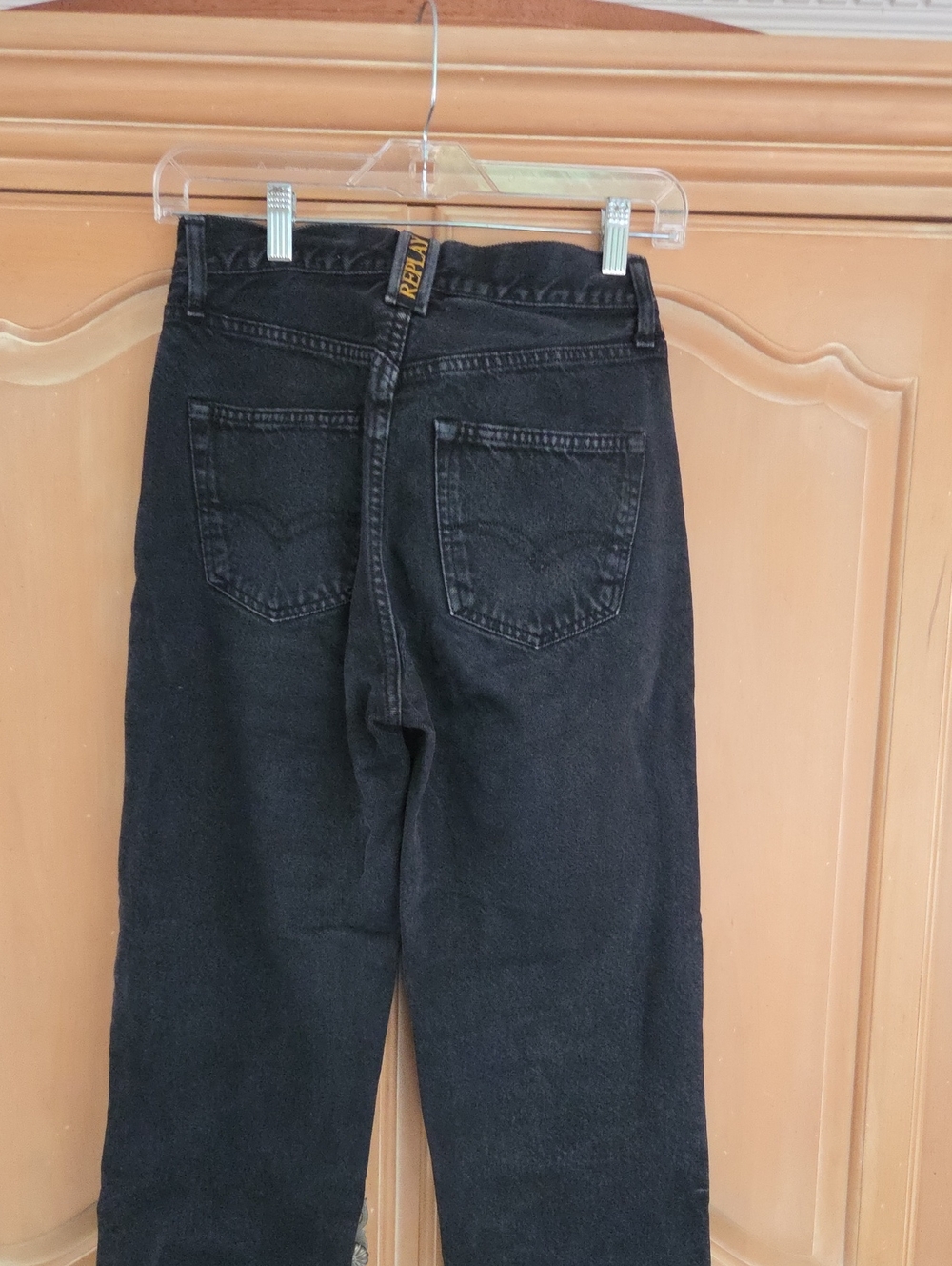 Vintage Replay High-Rise Black Women’s Jeans